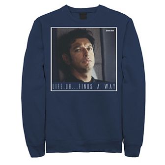 Men's Jurassic Park Ian Malcolm Life Finds A Way Sweatshirt