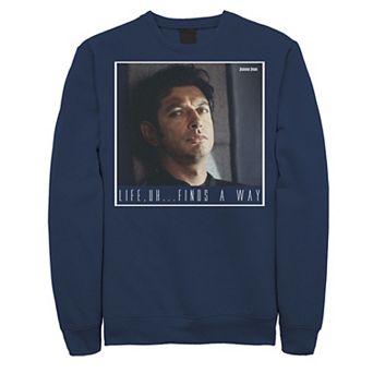 Men's Jurassic Park Ian Malcolm Life Finds A Way Sweatshirt
