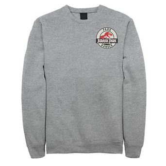 Men's Jurassic Park Ranger Logo Tan Badge Fleece