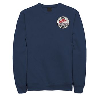 Men's Jurassic Park Ranger Logo Tan Badge Fleece