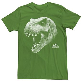 Men's Jurassic World T-Rex Big Face Portrait Tee