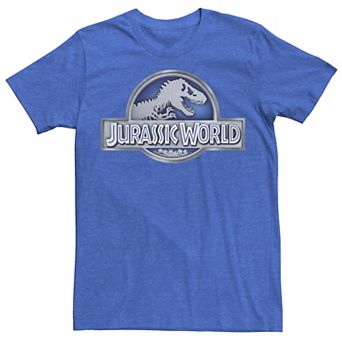 Men's Jurassic World Classic Metal Coin Logo Tee