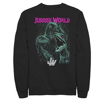 Men's Jurassic World Two Raptors Neon Glow Squad Sweatshirt