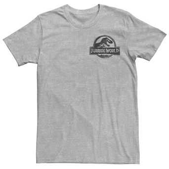 Men's Jurassic World Two Spray Paint Pocket Icon Tee