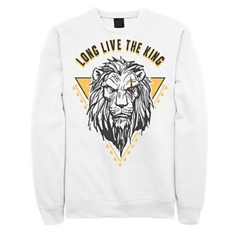 Disney's The Lion King Live Action Scar Men's Long Live The King Fleece