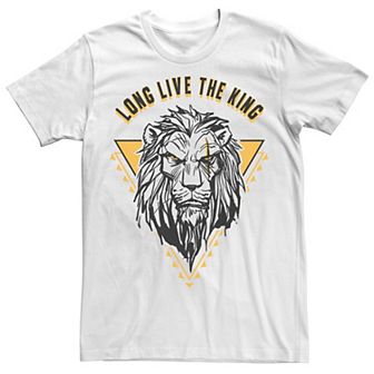 Disney's The Lion King Live Action Scar Long Live The King Men's Tee