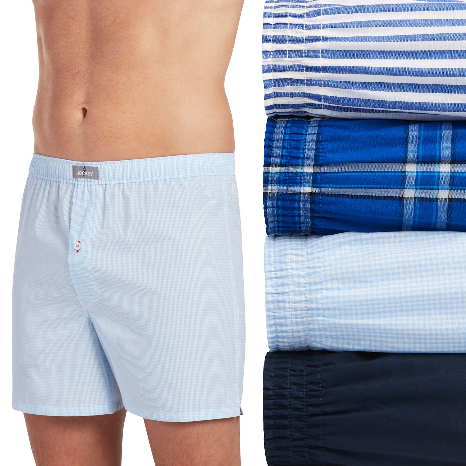 jockey men's underwear tapered boxer