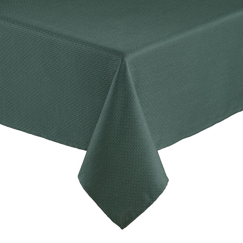 83394405 Food Network Easy-Care Woven Tablecloth, Green, 60 sku 83394405