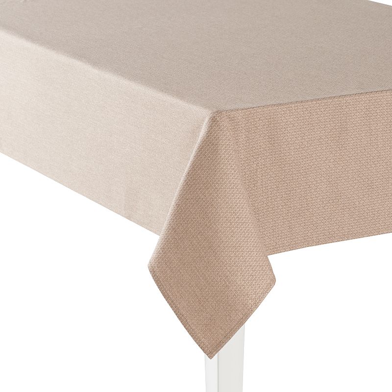 66533229 Food Network Easy-Care Woven Tablecloth, Beig/Gree sku 66533229