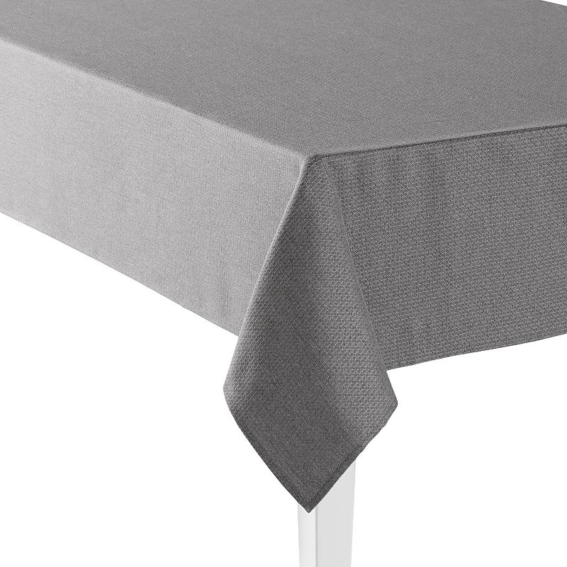83327398 Food Network Easy-Care Woven Tablecloth, Grey, 52X sku 83327398