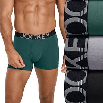 Men's Jockey® 3-Pack ActiveStretch™ 4" Boxer Brief