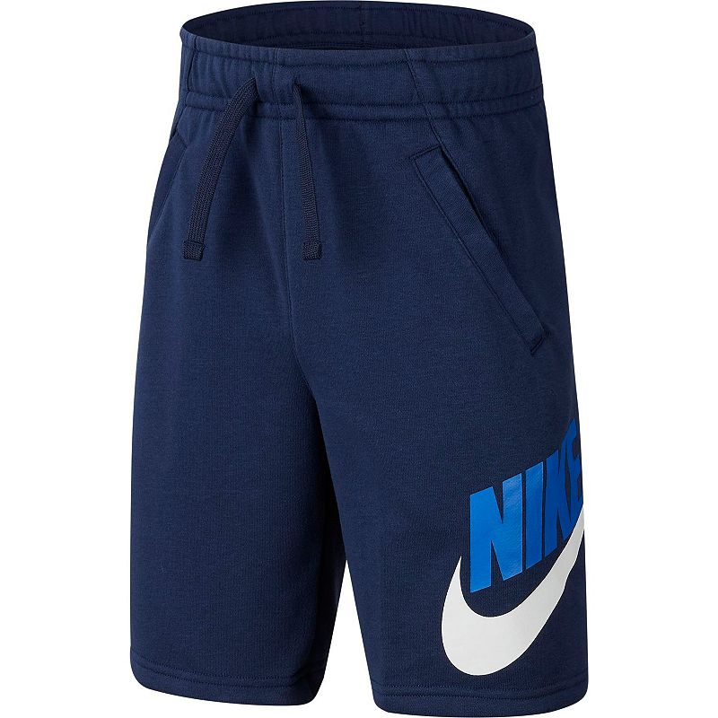Kids 7-20 Nike Club Fleece Shorts, Boys, Size: Small, Blue
