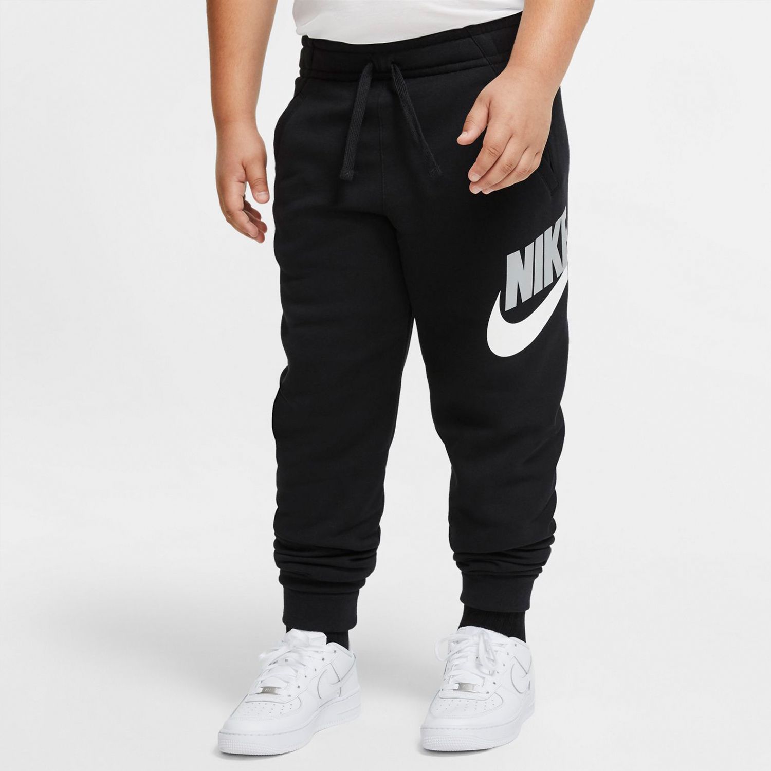 blue and black nike joggers