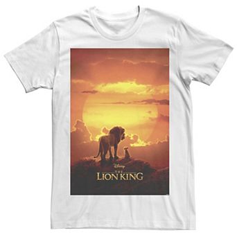 Disney's The Lion King Pride Rock Live Action Movie Poster Men's Tee