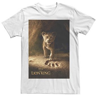 Disney's The Lion King Men's Simba Paw Live Action Movie Poster Tee