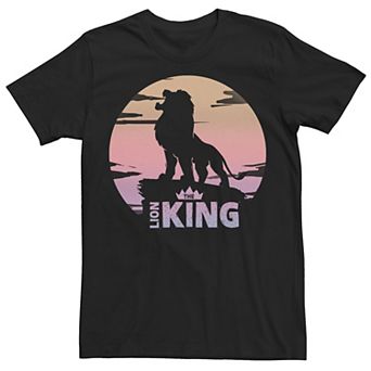 Disney's The Lion King Men's Live Action Sunset Pride Rock Poster Tee
