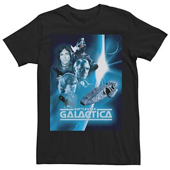 Men's Battlestar Galactica Blue Hue Classic Poster Tee