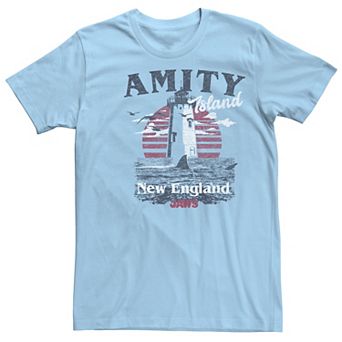Men's Jaws Amity Island Lighthouse Destination Tee