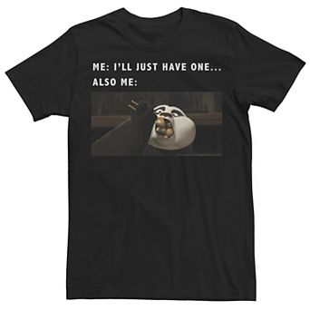 Men's Kung Fu Panda I'll just Have One Po Poster Tee