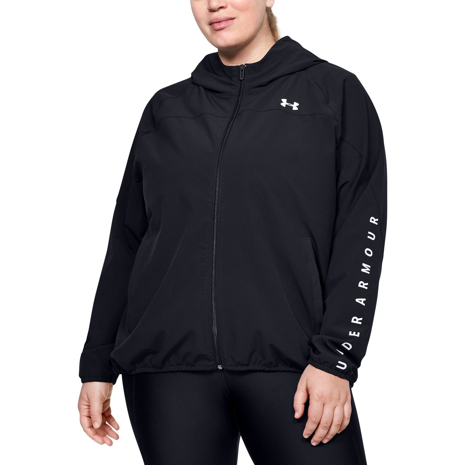 plus size under armour jackets