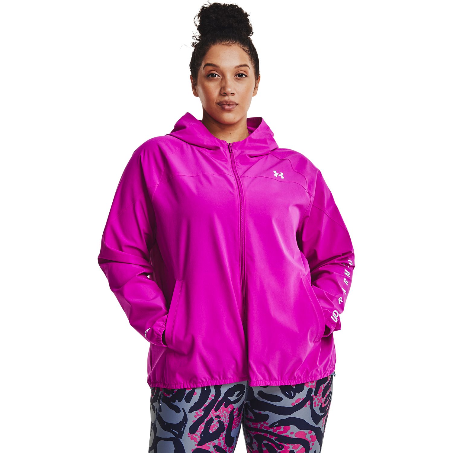 women's plus size under armour jacket