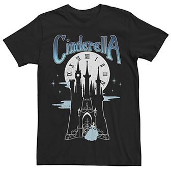 Disney's Cinderella Men's Stroke Of Midnight Castle Tee