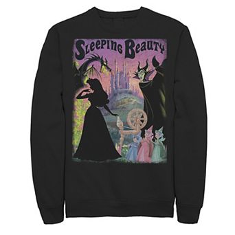 Disney's Sleeping Beauty Aurora Maleficent Men's Poster Sweatshirt
