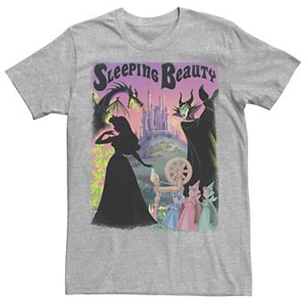 Disney's Sleeping Beauty Aurora Maleficent Men's Poster Tee