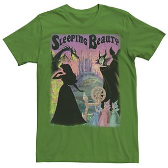 Disney's Sleeping Beauty Aurora Maleficent Men's Poster Tee