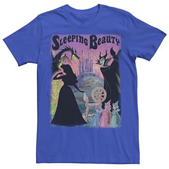 Disney's Sleeping Beauty Aurora Maleficent Men's Poster Tee