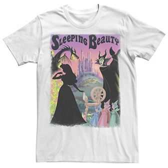 Disney's Sleeping Beauty Aurora Maleficent Men's Poster Tee