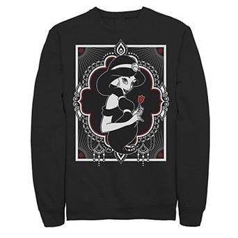 Disney's Aladdin Jasmine Ornate Frame Rose Men's Sweatshirt