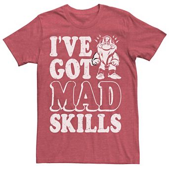 Disney's Snow White Grumpy Mad Skills Text Poster Men's Tee