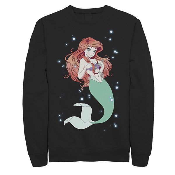 Men s Disney s The Little Mermaid Anime Ariel Sweatshirt