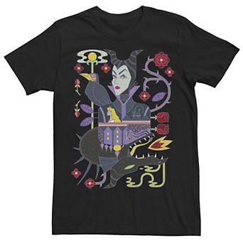 Disney's Sleeping Beauty Maleficent Men's Playing Card Tee
