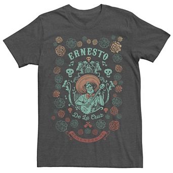 Disney / Pixar's Coco Ernesto Men's "Remember Me" Floral Style Tee