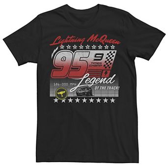 Disney / Pixar's Cars Lightning McQueen Men's Legend 95 Neon Tee