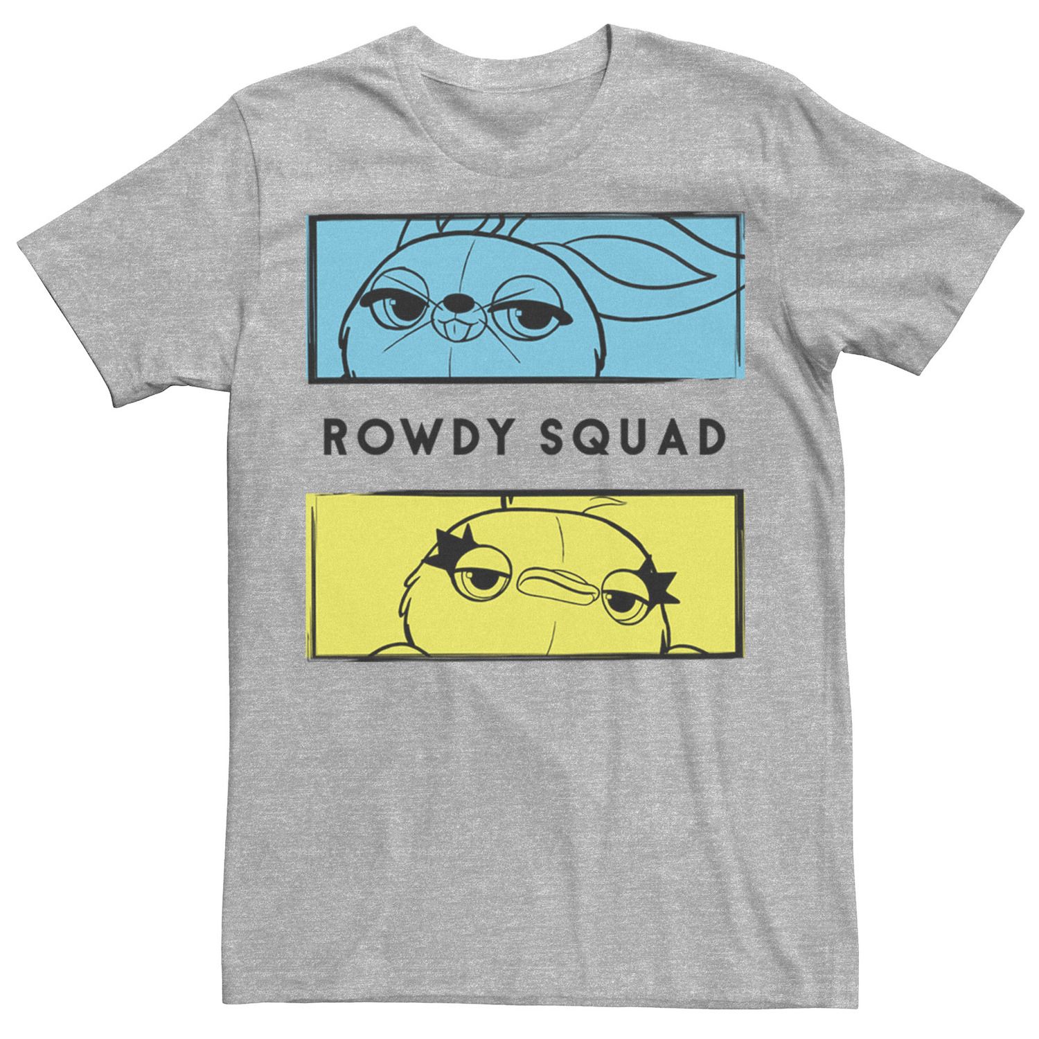 Image for Disney / Pixar Men's Toy Story 4 Ducky & Bunny Rowdy Squad Panels Tee at Kohl's.