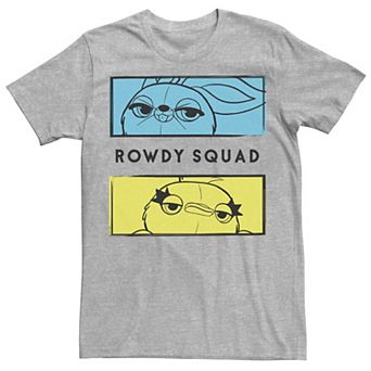 Disney / Pixar's Toy Story 4 Ducky & Bunny Men's Rowdy Squad Panels Tee