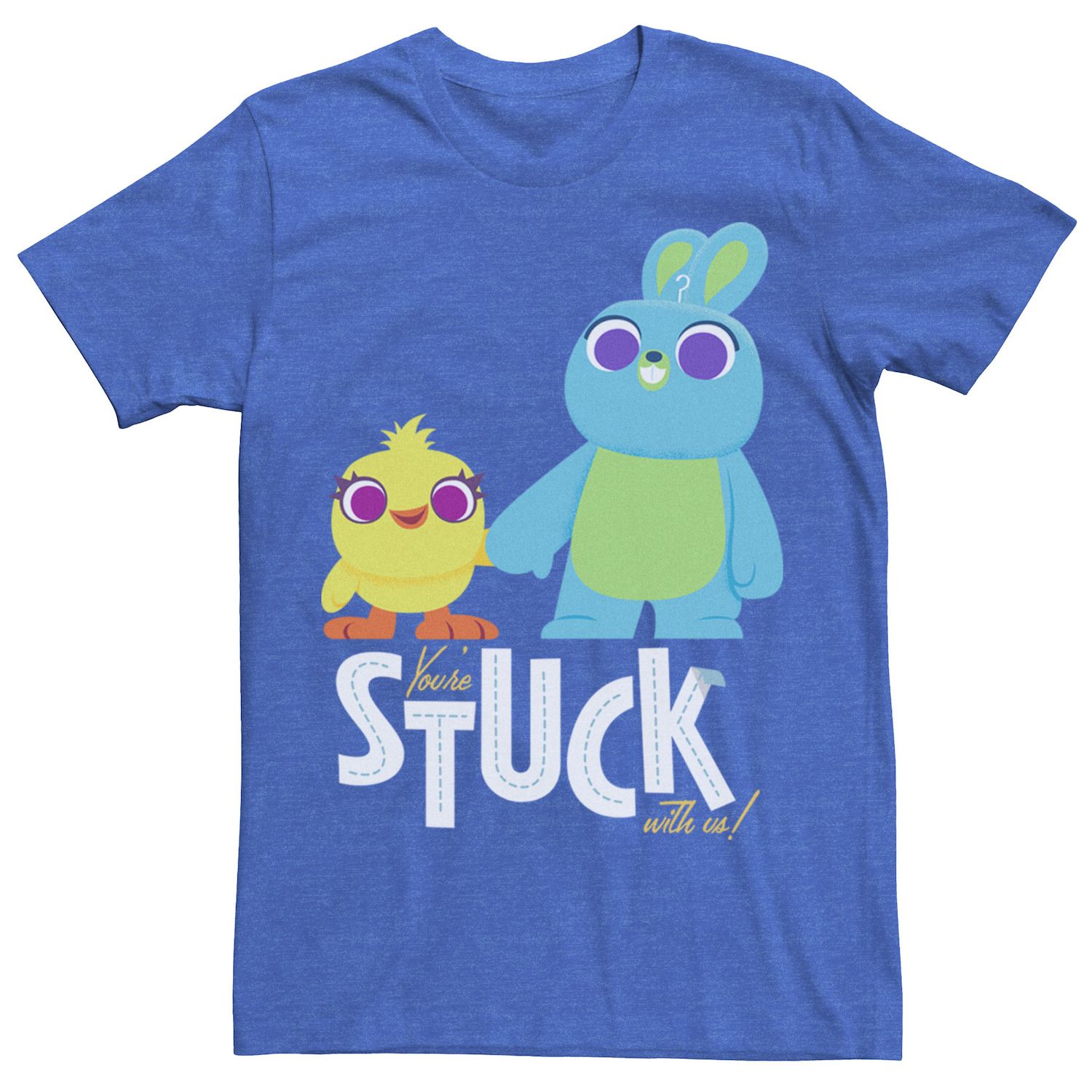 Image for Disney / Pixar Men's Toy Story 4 Ducky & Bunny Stuck With Us Tee at Kohl's.