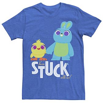 Disney / Pixar's Toy Story 4 Ducky & Bunny Men's Stuck With Us Tee