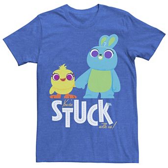 Disney / Pixar's Toy Story 4 Ducky & Bunny Men's Stuck With Us Tee