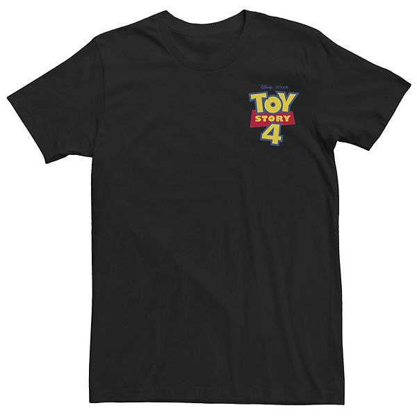 Men's Disney / Pixar Toy Story 4 Movie Logo Left Chest Pocket Tee