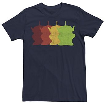 Disney / Pixar's Toy Story Aliens Men's Silhouette Stack Tee