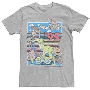 Disney / Pixar's Toy Story Men's 95 Retro Distressed Colorful Tee