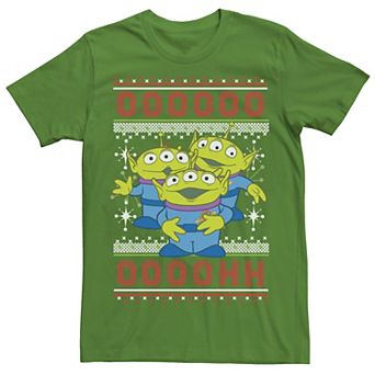 Men's Disney / Pixar Toy Story Aliens Ugly Christmas Sweater Tee