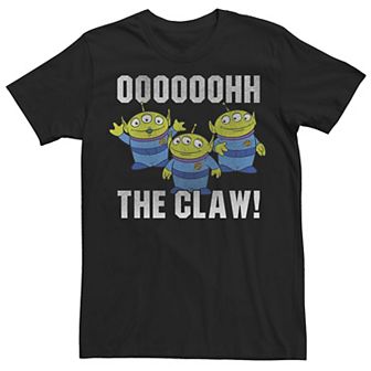 Men's Disney Pixar Toy Story Aliens The Claw Distressed Tee