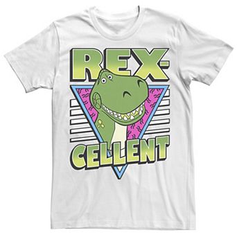 Disney / Pixar's Toy Story 4 Men's Retro Rex-cellent Portrait Tee