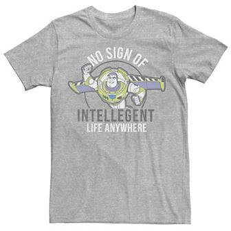 Men's Disney Pixar Toy Story Buzz No Sign Of Intelligent Life Tee