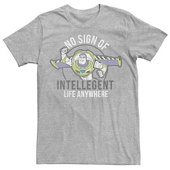 Men's Disney Pixar Toy Story Buzz No Sign Of Intelligent Life Tee